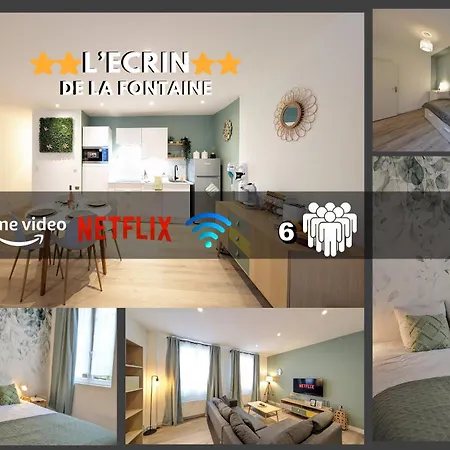 ☆ Ecrin De La Fontaine ☆ Apartment Neuilly-Saint-Front Exterior photo